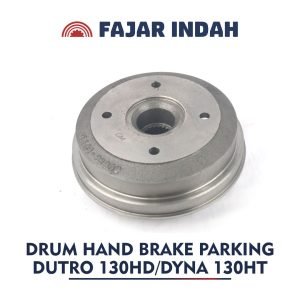 sparepart drum hand brake parking dutro 130hd dan duna 130 ht