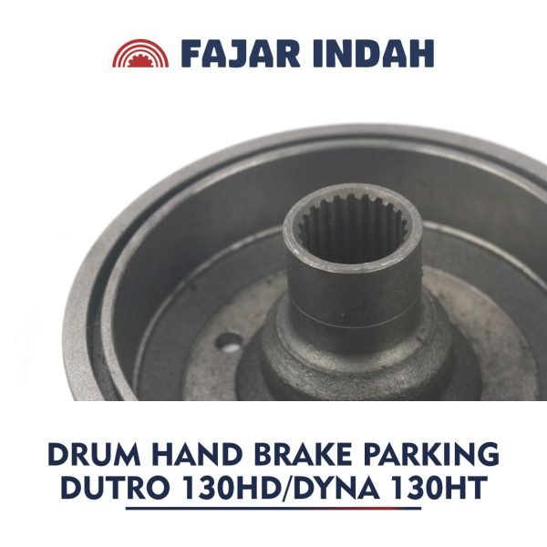 sparepart drum hand brake parking dutro 130hd dan duna 130 ht