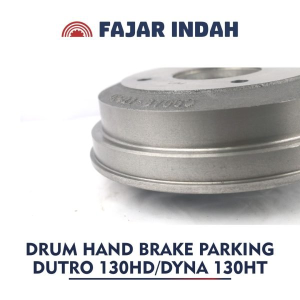 sparepart drum hand brake parking dutro 130hd dan duna 130 ht