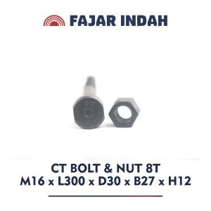 mur dan baut 8 ton M16 x L300 x D30 x B27 x H12