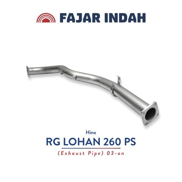 exhaust pipe hino rg lohan 260 ps