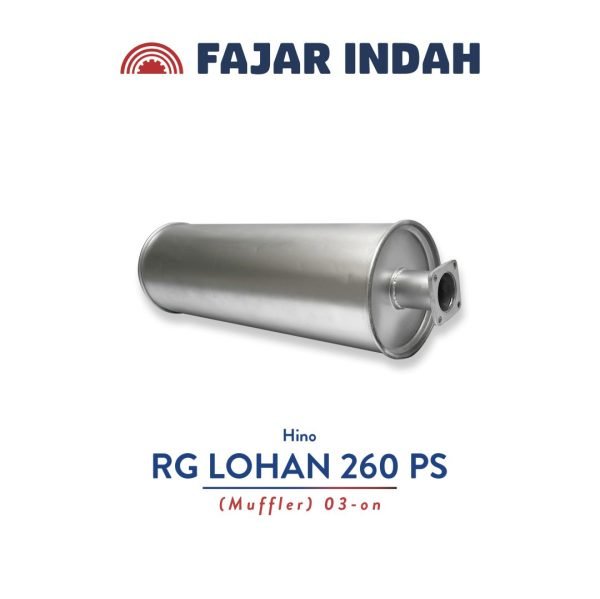 muffler hino rg lohan 260 ps