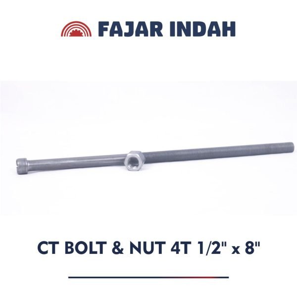 mur dan baut CT 4 ton ukuran 1/2" x 8"