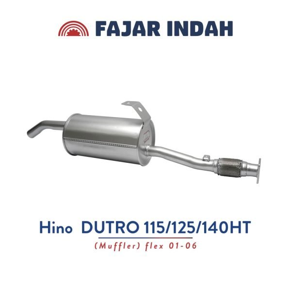 muffler hino dutro 140 ht 125 ht dan 115 ht