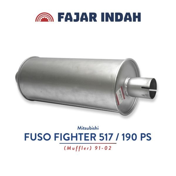 muffler fuso fighter 517 dan 190 ps