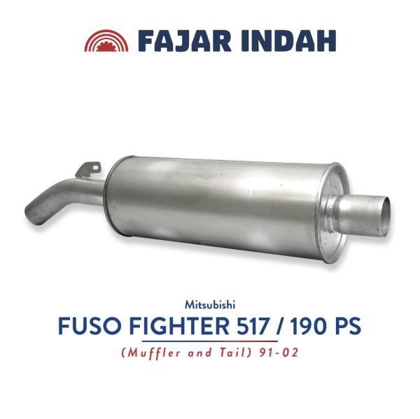 muffler tail fuso fighter 517 dan 190 ps