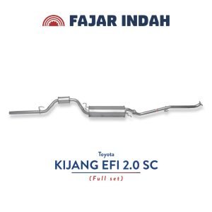 Knalpot kijang efi 2.0 short